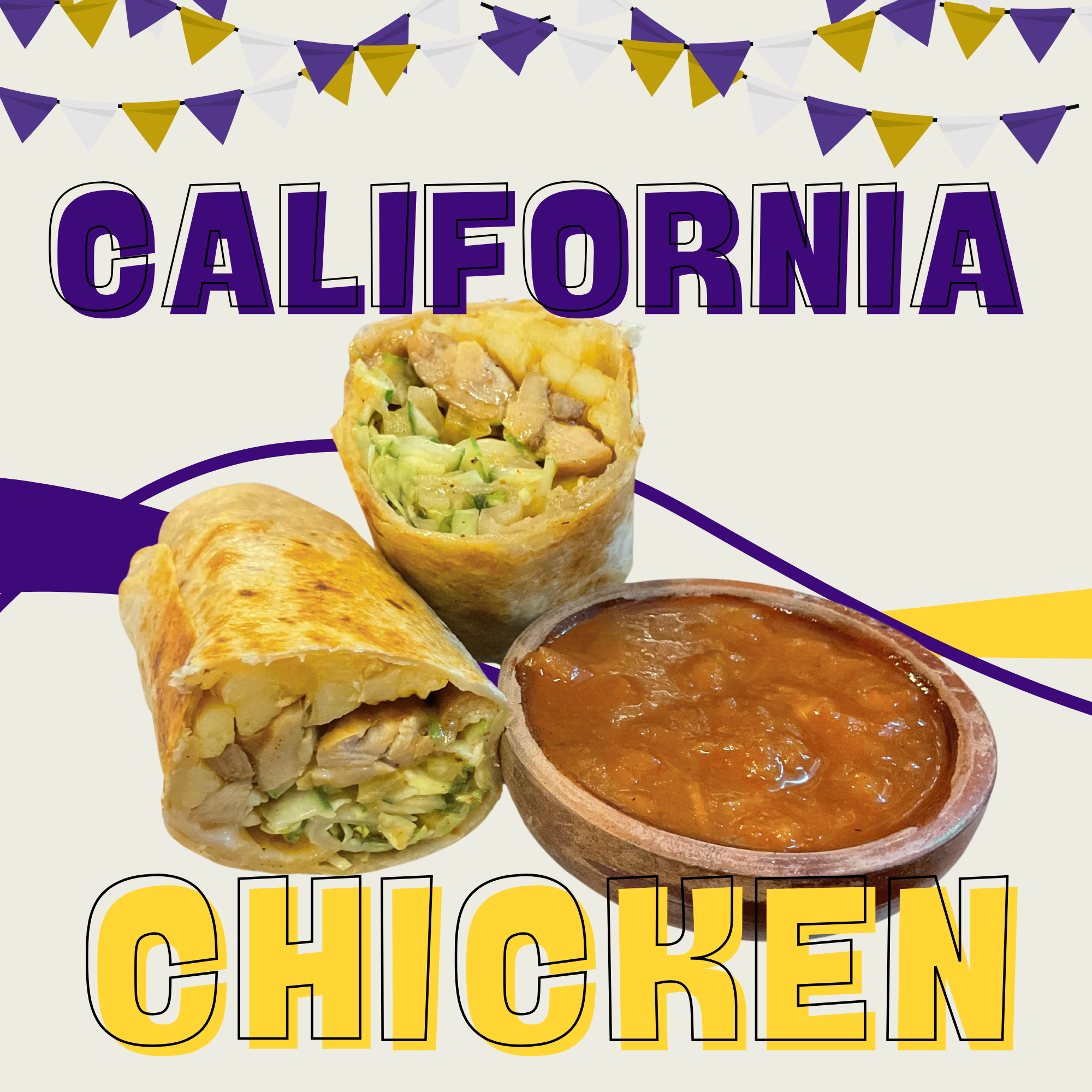 California Chicken Burrito