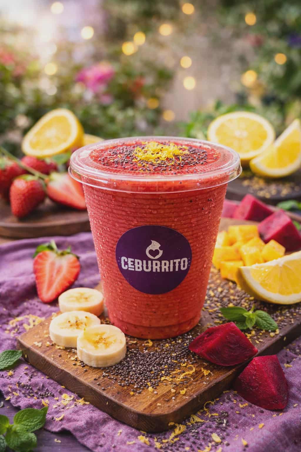 Pink Power Beet Smoothie-12oz