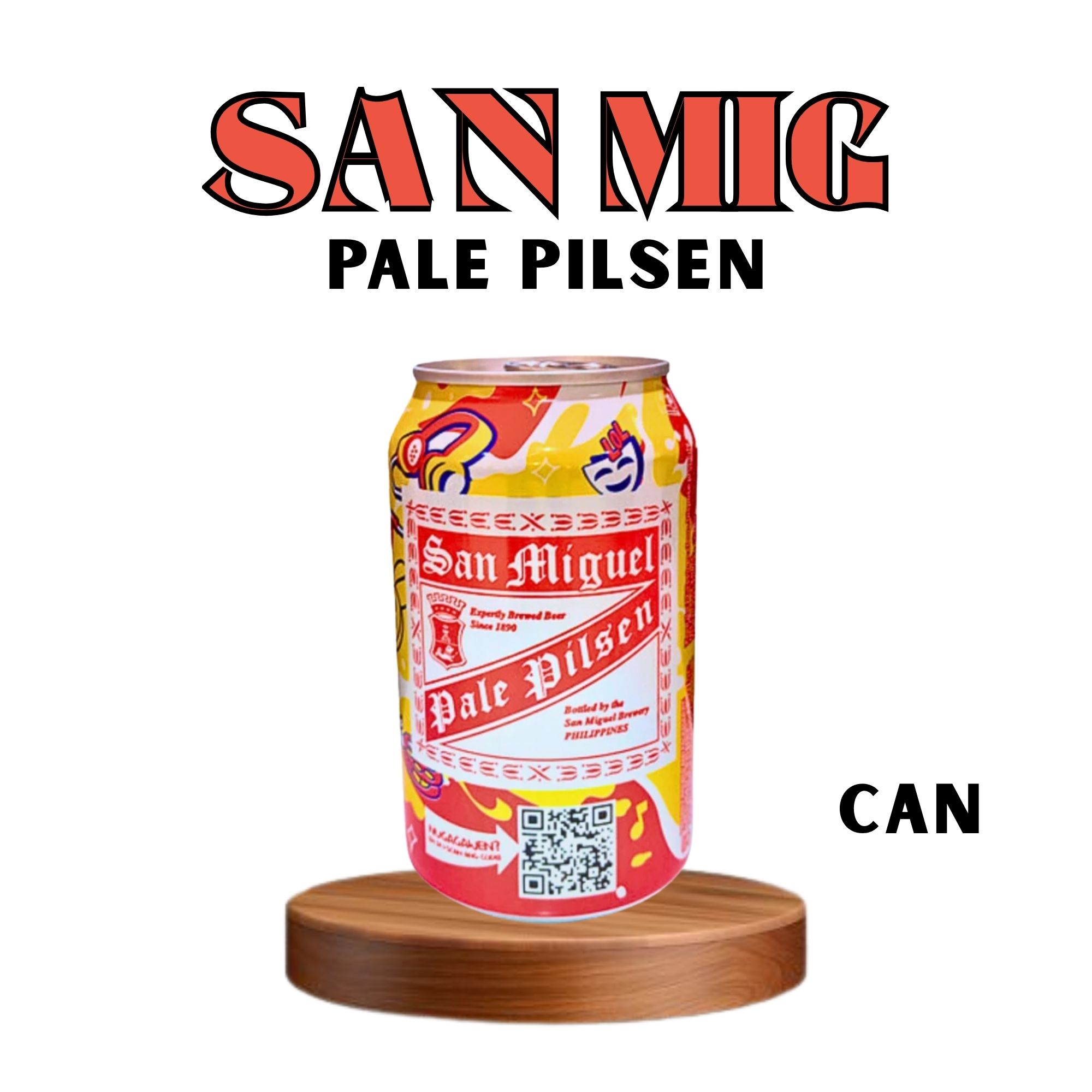 San Mig Pale Pilsen(can)